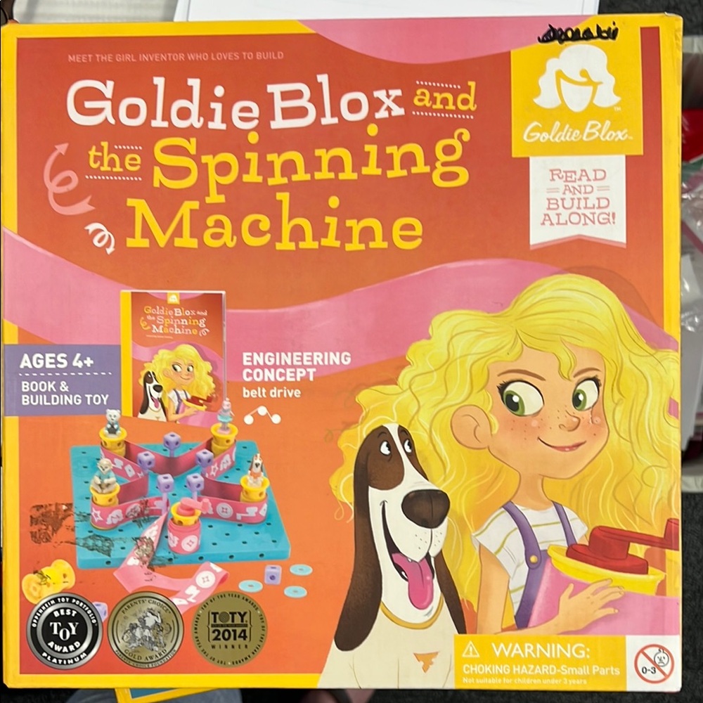 Goldie Spinning Machine Toy - Pink and Blue